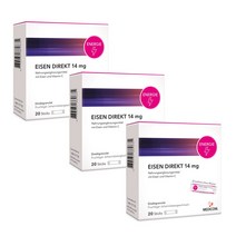 MEDICOM® Eisen Direkt 독일 메디컴 철분 다이렉트 14mg 20포 3팩