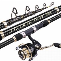바다찌낚시대 ZZ93 강한 역방향 크로스 나선형 X Carbonfiber 캐스팅 낚싯대 2.1m 3m 릴 없음, 10 5.4m
