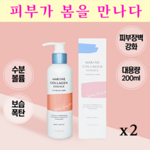 다봄 마린 콜라겐 에센스 피부과 재생 크림 대용량 주름 완화 개선 피부탄력 에센스, 2개