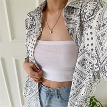 여자 오버핏 에스닉 페이즐리 긴팔 셔츠