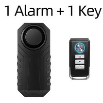 도난 방지 자전거 시스템 경보 자전거 전기 차고 무선 오토바이 경보 보안 홈 자전거 자동차 경보 모토 물린, 협력사, 1 알람 1 키