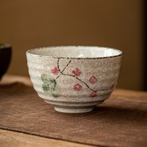 말차차선 도구 보이차 다도세트 차칙 브러쉬중국 다도 세트 말차 키트 비터 세라믹 차 메이트 컵 그릇 대, 16 D Matcha bowl, 1개