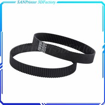 타이밍풀리 3D 프린터 부품 C19 GT2 폐쇄 루프 고무 밍 벨트 너비 6mm 10mm 길이 170 200, 03 200mm_02 Width-10mm