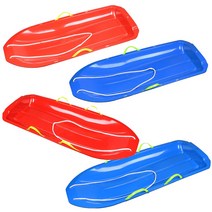 국내산 눈썰매 SK-1000 1인용(손잡이2개) 2인용(손잡이4개)장착 1~2인용 사용가능 얼음썰매 모래썰매 갯벌썰매 과수원운반 잔디썰매, 1인용(손잡이2개)레드