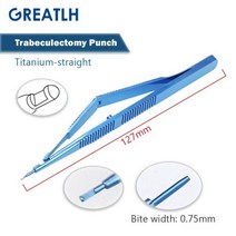 속눈썹테이프 17 4 스테인리스 스틸 Trabeculectomy, 127mm 0.75mm