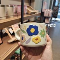 스타벅스 23 어반 스프링 플라워 머그 355ml, 1개