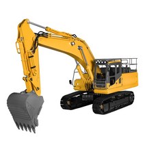 RC카 무선조종 1/14 RC 유압 굴삭기 풀 메탈 크롤러 굴삭기 모델 RTR 버전 원격 제어 자동차 성인 장난감, 1.without RC