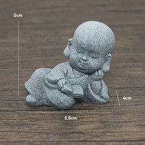 반가사유상 미니어처 목각 부처님 불상 불교용품 미니 little buddhist monkeys tibetan buddhism figurines buddha 석상 정원 자동차 홈, 9