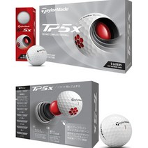 테일러메이드 골프공 TP5 X 1팩(12개) 5피스 아울렛 버너플러스 R7, 1.화이트, 1개, 1개