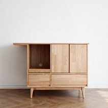 베이직가구 [어썸멜로] B형 아일랜드식탁테이블, 레드오크