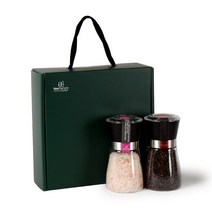 미담 뉴팩토리 히말라야핑크솔트 통후추 그라인더 암염 100% 2종, 7번 핑크솔트(M)+통후추(M)