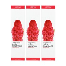 해든화장품 자연이랑(JAYEONIRANG) 자연이랑 컬러 트리트먼트 60ml 핫핑크 3개
