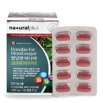 혈당 바나바 식후혈당 바나바잎 추출물 혈당관리 건강기능식품, 1박스, 87g