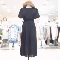 에이비에프지 라운드넥 플리츠 원피스 AFX2HO51F