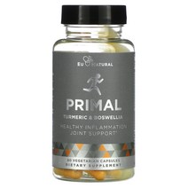 유 내추럴 PRIMAL 강황 및 보스웰리아 함유 베지 캡슐 옵션확인필수