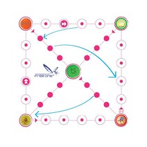 윷놀이 윷놀이말판 플라잉디스크말판_[230511EA], 본상품선택
