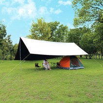 블랙 코팅 타프 300D 렉타 스크린 그린 화이트 카키 자외선차단 차박 타프쉘, S ( 3x4m ) 타프만