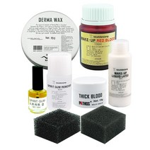 꽃단장 할로윈 특수분장재료용품 7종세트, 1개