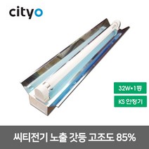 씨티 형광등기구 노출갓등 32W1등 32W2등 고조도85%, 13983_노출갓등32W 1등