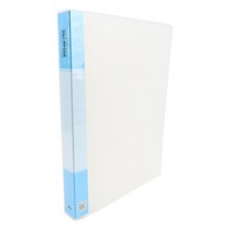 아임오피스 PP 30공 바인더 반투명 A4 노랑 파랑, 파랑1개