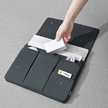 대니온 슬림 노트북 맥북 파우치 가방 LT 905, 차콜블랙