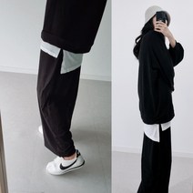 나날샵 레이어드 언발 망고 롱나시 여성 나시 통바지 슬랙스 요가바지 바지에 잘 어울리는 나시 민소매