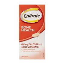 Caltrate 칼트레이트 뼈건강 비타민D 칼슘 60정 Bone Health, 1개