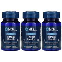 라이프익스텐션 플로라시스트 Throat Health 30베지 로젠지 3개 목 구강 건강 스트렙토코커스 살리바리우스 BLIS K12 만니톨 마니톨 자일리톨, 30개