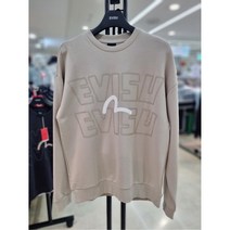 [W몰 에비수] EU4UTS903 영문 힐스 루즈핏 맨투맨 티셔츠