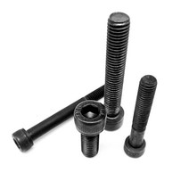 공구부속품 블랙 등급 12.9 스틸 DIN912 육각 소켓 캡 알렌 헤드 볼트 나사 길이 = 5-150mm M2 M2.5 M3 M4, 02 M2.5 50pcs_17 50mm