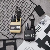 밀크박스 카고박스 80ml 야외 캠핑 스프레이 병 휴대용 펌프 향수 리필 빈 화장품 용기 분무기 여행, 검정