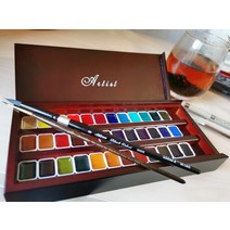 미술용품 다니엘 스미스 오리지널 수채화 물감 세트 122436 컬러 0.5ml1ml2ml acuarelas 안료 페인팅 아트, 협력사, 24색 0.5ml