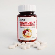 하비웰 애플사이다비니거 자일로프로바이오틱스 사과초모식초 정제 60정, 1통