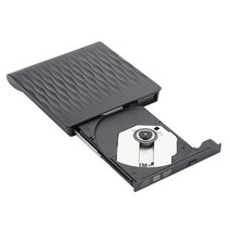 DVD플레이어 ODD 휴대용 외장 연결 4개/몫 휴대용 USB 3.0/2.0 DVD-ROM 광학 드라이브 외부 슬림 CD ROM 디, 02 Black