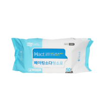 맑은하루 헥트 베이킹소다 청소포 물티슈 걸레 50매