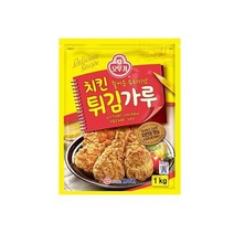 고소한 치킨튀김가루 1KG 치킨파우더 베터믹스 간단요리 맛난음식 오뚜기 홈캉스 식재료, 4개