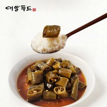 [대양푸드] 실속 대용량 국내산 아삭이 고추 장아찌 절임 2kg, 1개