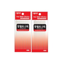 종이나라 글루건심 핫멜트 글루스틱 대(4pcs), 2개