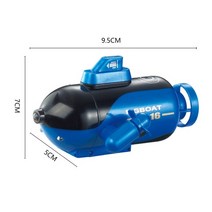 rc잠수함 모델 다이빙 원격 제어 충전식 장난감 전기 장난감, 푸른