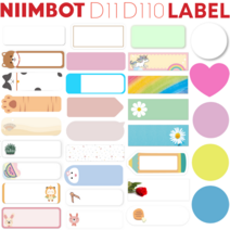 Niimbot D11 / D110 라벨프린터 라벨지, 문구아이콘