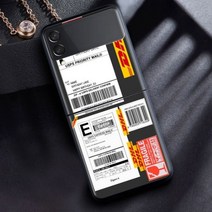 삼성 갤럭시 Z 플립 4 접이식 케이스 블랙 소프트 에지 코크 ZFlip3 ZFlip4 고품질 전화 커버 DHL 익스프레스 패션