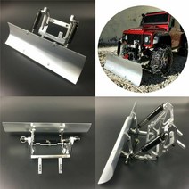 눈청소기 엔진송풍기 제설전기 제어 합금 눈 쟁기 블레이드 삽 DIY 키트 1/10 SCX10 Scx10-ll RC 자동차 모, 한개옵션0