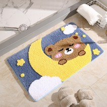 크로스 보더 동물 미끄럼 방지 매트 카펫, 곰, 50*80cm