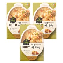 건강먹거리 소공자 CJ 비비고 버섯야채죽 280g x 3개, 알리바바마켓 1