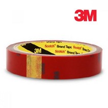 3M 자동차용 아크릴 양면 폼 테이프 회색 20mm x 1.5M
