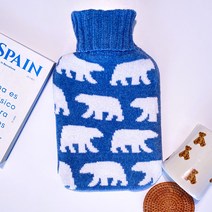 보온물주머니 찜질팩, (니트형)북극곰