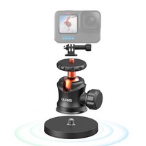 주닉스 UURIG BH-07 DJI/GoPro 미니볼헤드 스포츠 카메라 삼각대 마운트, 1개