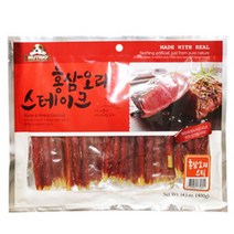 400g 애완용 홍삼오리 스케이크 스틱간식 영양 스트레스완화 건강챙기기 강아지육포 기호성 노즈워크 칭찬