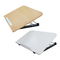 [코리아스퀘어] 미카도 각도조절 보조책상 600x900mm, 그레이