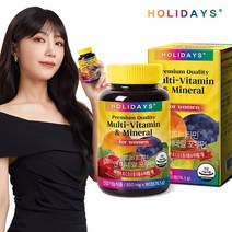 홀리데이즈 필수영양 멀티비타민 미네랄 포우먼 90정 (3개월분), 1개